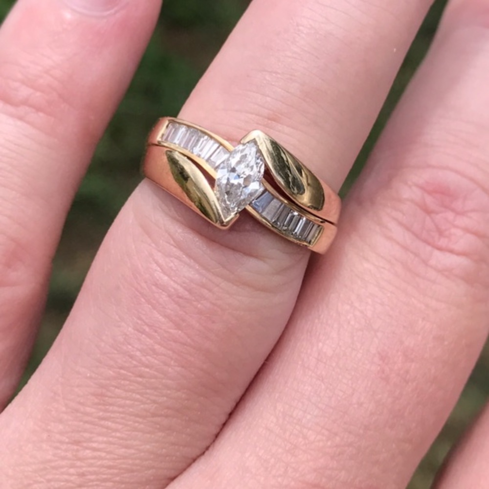 14kt Diamond engagement wedding Ring 💍